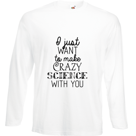 Koszulka z długim rękawem „Crazy Science”