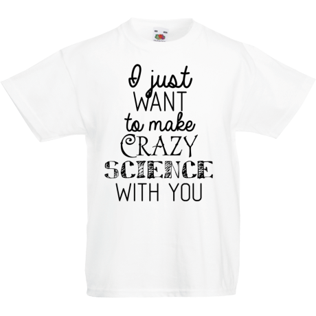 Koszulka dla malucha „Crazy Science”