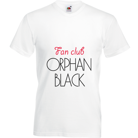 Koszulka w serek „Fan Club Orphan Black”