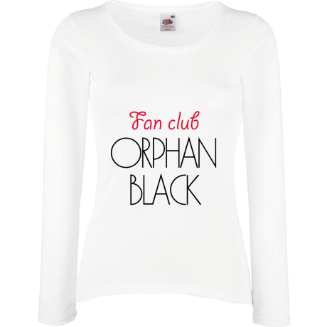 Koszulka damska z długim rękawem „Fan Club Orphan Black”