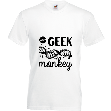 Koszulka w serek „Geek Monkey”