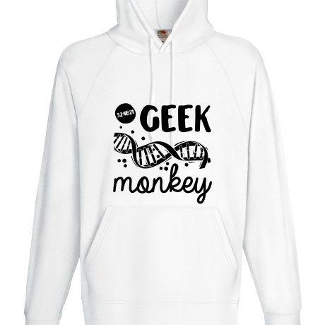 Bluza z kapturem „Geek Monkey”