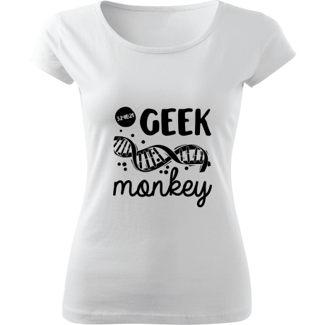 Koszulka damska fit „Geek Monkey”