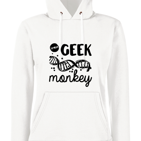 Bluza damska z kapturem „Geek Monkey”