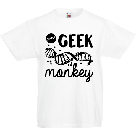 Koszulka dla malucha „Geek Monkey”