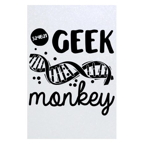 Blacha „Geek Monkey”