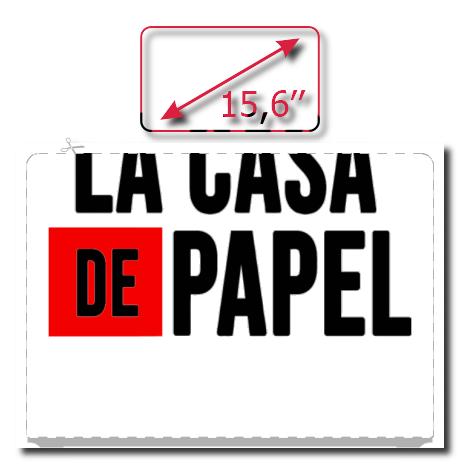 Naklejka na laptop „La Casa De Papel”