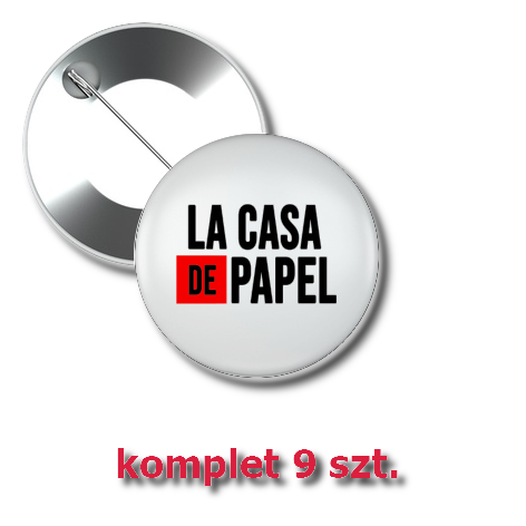 Przypinka „La Casa De Papel”