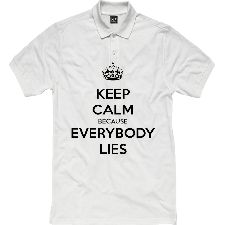 Polo damskie „Keep Calm because Everybody Lies”