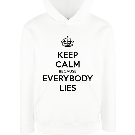 Kangurka dziecięca „Keep Calm because Everybody Lies”