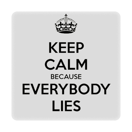 Magnes „Keep Calm because Everybody Lies”