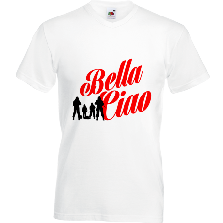 Koszulka w serek „Bella Ciao”