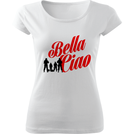 Koszulka damska fit „Bella Ciao”