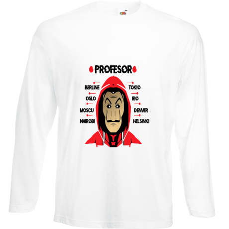 Koszulka z długim rękawem „Profesor Team”