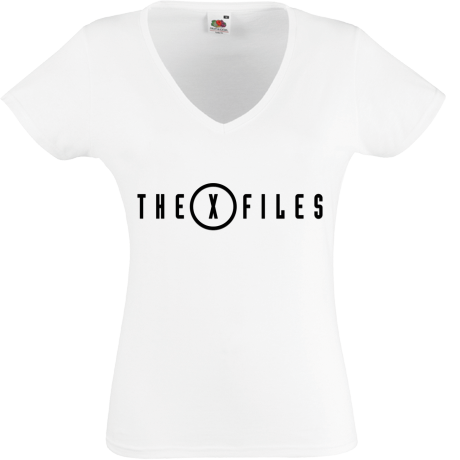 Koszulka damska w serek „The X-Files”