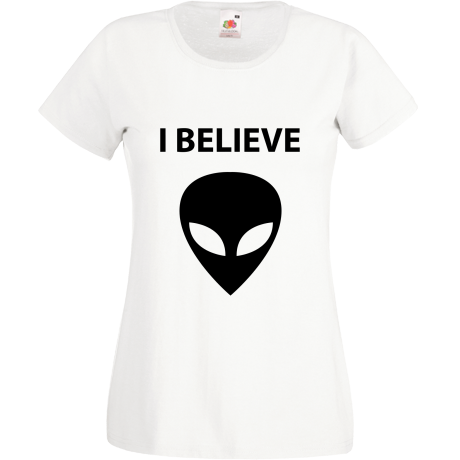 Koszulka damska „I Believe Alien”