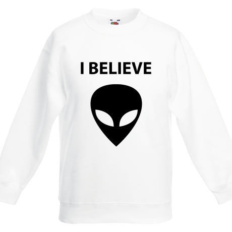Bluza dziecięca „I Believe Alien”