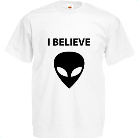 Koszulka dziecięca „I Believe Alien”