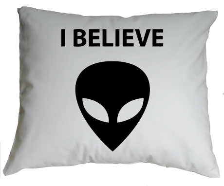 Poduszka „I Believe Alien”