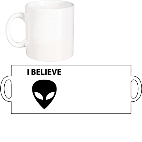 Kubek „I Believe Alien”