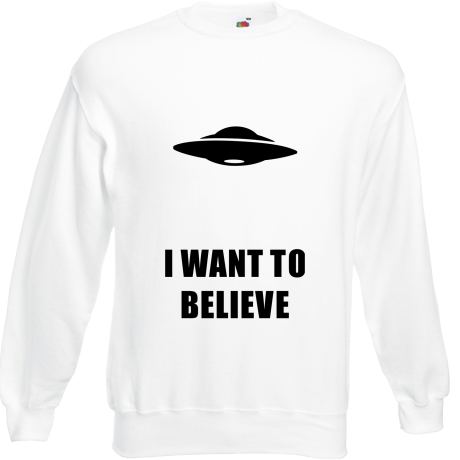 Bluza „I Want To Believe UFO”