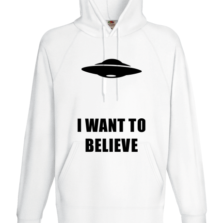 Bluza z kapturem „I Want To Believe UFO”
