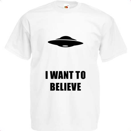 Koszulka dziecięca „I Want To Believe UFO”
