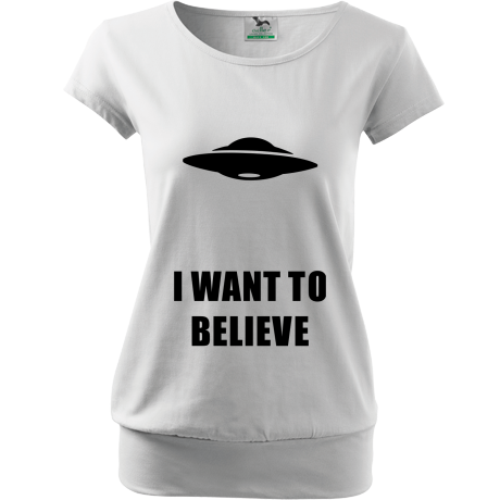 Koszulka City „I Want To Believe UFO”