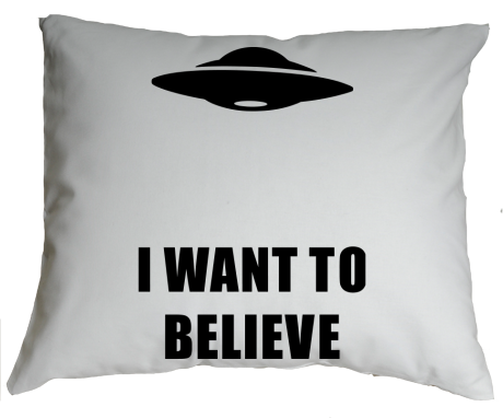 Poduszka „I Want To Believe UFO”