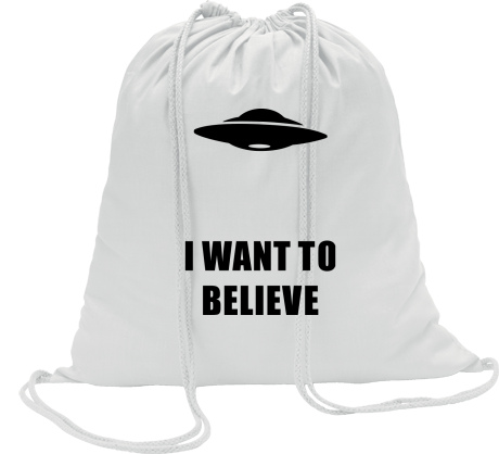 Worko-plecak „I Want To Believe UFO”