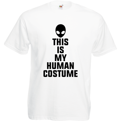 Koszulka „This Is My Human Costume” (duży rozmiar)