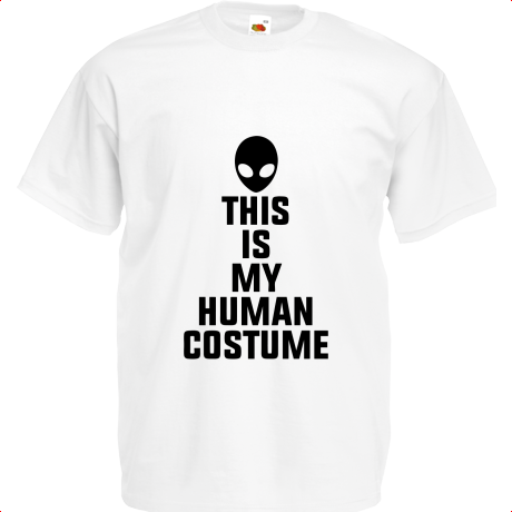 Koszulka dziecięca „This Is My Human Costume”