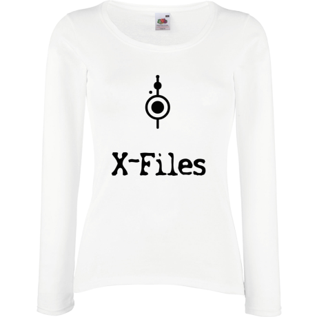 Koszulka damska z długim rękawem „X-Files”
