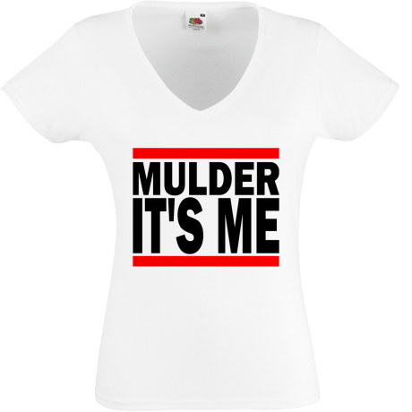 Koszulka damska w serek „Mulder It’s Me”