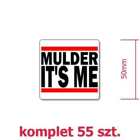 Wlepka „Mulder It’s Me”