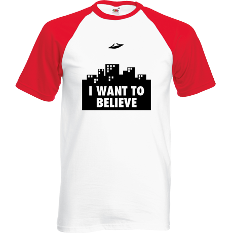 Koszulka bejsbolówka „I Want To Believe 2”