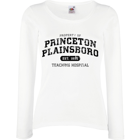 Koszulka damska z długim rękawem „Princeton Plainsboro”