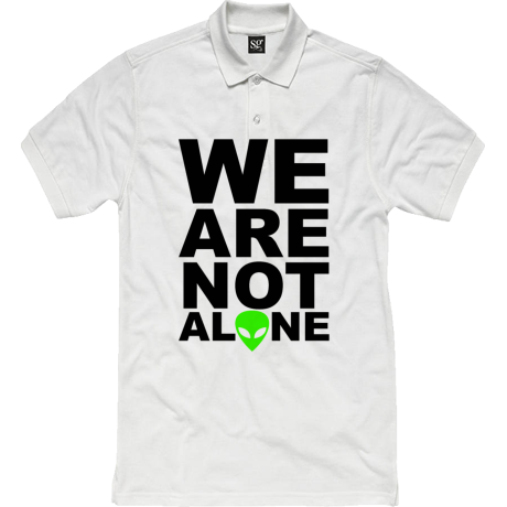 Polo damskie „We Are Not Alone”