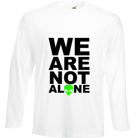 Koszulka z długim rękawem „We Are Not Alone”