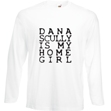 Koszulka z długim rękawem „Dana Scully Is My Homegirl”