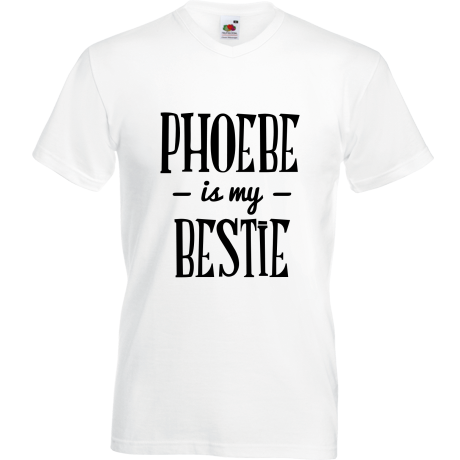 Koszulka w serek „Phoebe Is My Bestie”