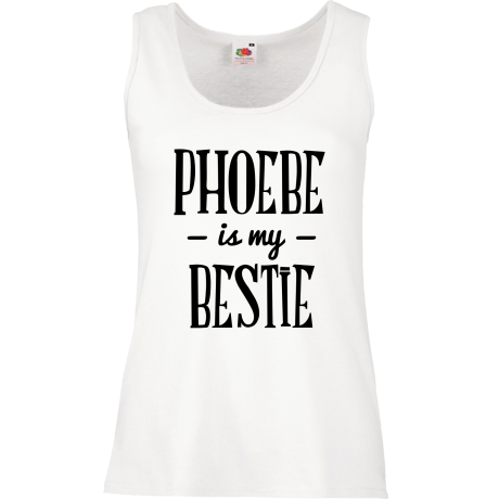 Bezrękawnik damski „Phoebe Is My Bestie”