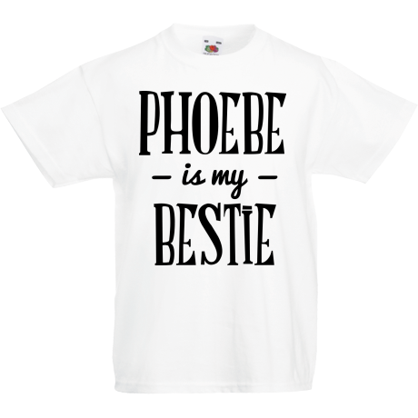 Koszulka dla malucha „Phoebe Is My Bestie”