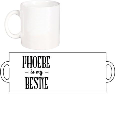 Kubek „Phoebe Is My Bestie”