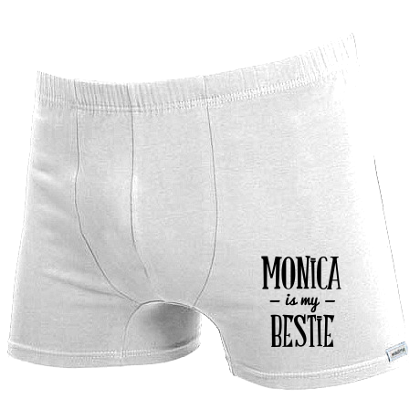 Bokserki „Monica Is My Bestie”