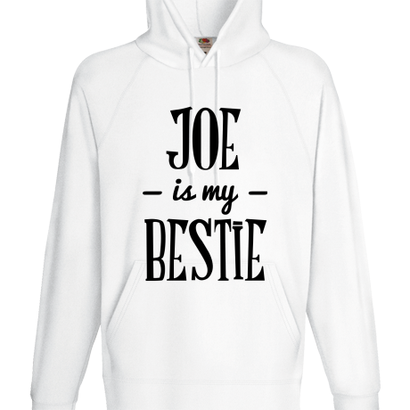 Bluza z kapturem „Joe Is My Bestie”