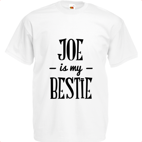 Koszulka dziecięca „Joe Is My Bestie”