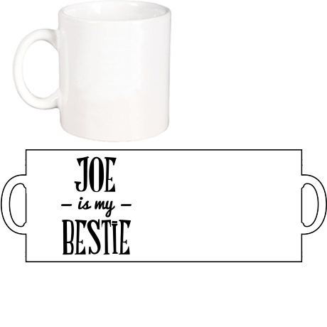 Kubek „Joe Is My Bestie”
