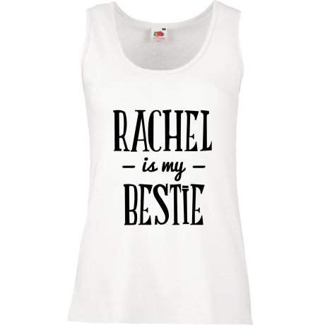 Bezrękawnik damski „Rachel Is My Bestie”