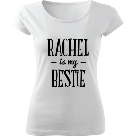 Koszulka damska fit „Rachel Is My Bestie”